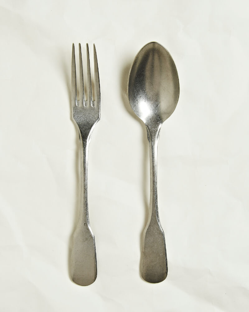Vintage Serving Fork and Spoon Set